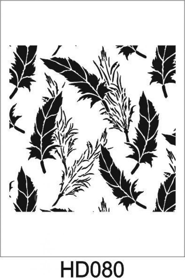 Duvar Dekor Stencil Şablon (40x40) HD-080 ürün görseli