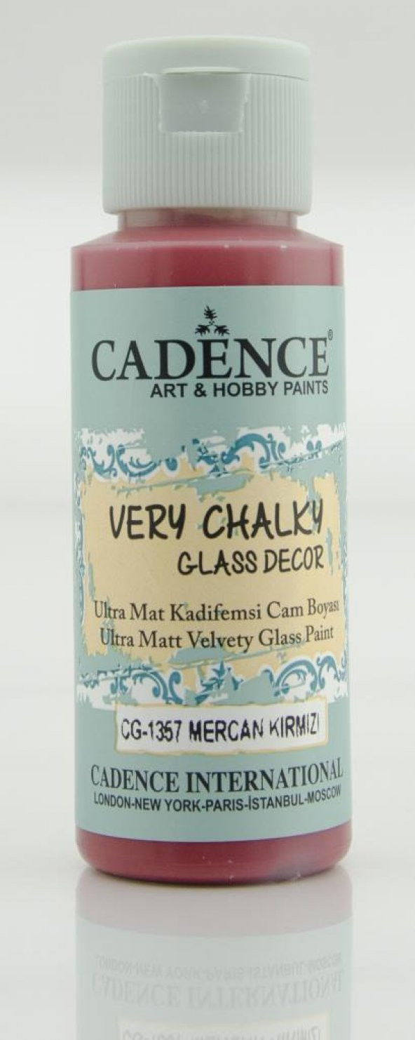 Cadence Very Chalky Glass CG-1357 Mercan Kırmzı ürün görseli