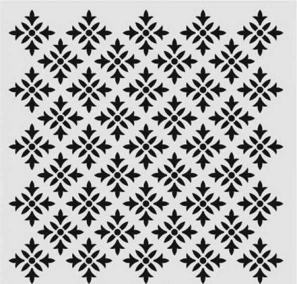 Ardışık Desen Stencil Şablon (30x30) R-069 ürün görseli
