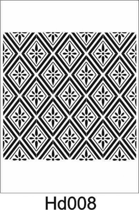Duvar Dekor Stencil Şablon (30x30) HD-008 ürün görseli