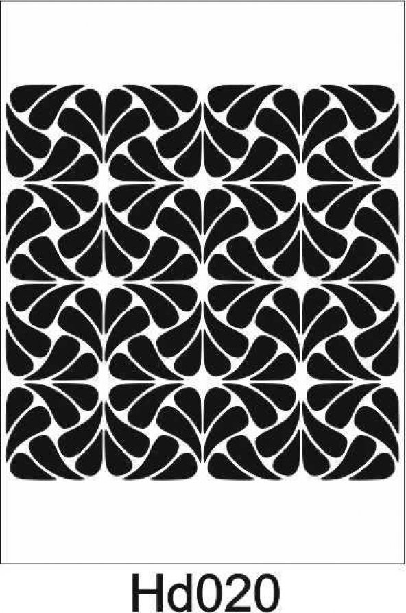 Duvar Dekor Stencil Şablon (40x40) HD-020 ürün görseli