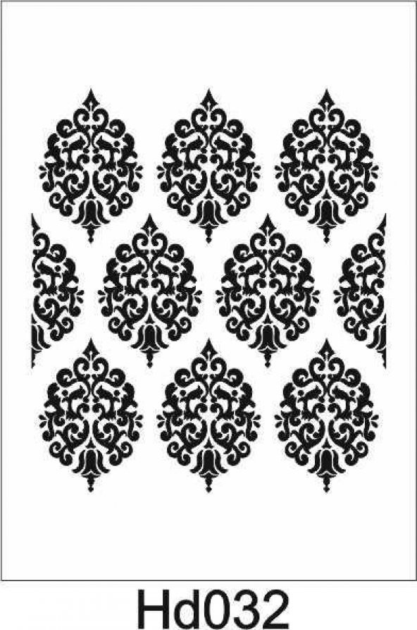Duvar Dekor Stencil Şablon (40x40) HD-032