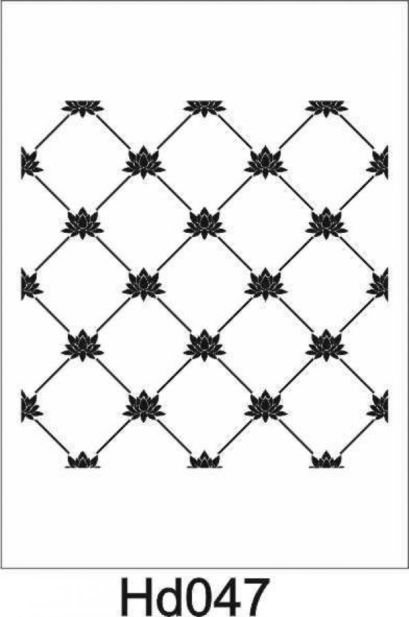 Duvar Dekor Stencil Şablon (40x40) HD-047 ürün görseli