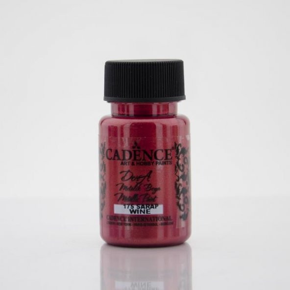 Cadence Dora Metalik Boya 175 Şarap 50ML ürün görseli