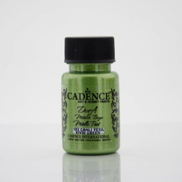 Cadence Dora Metalik Boya 183 Canlı Yeşil 50ML ürün görseli