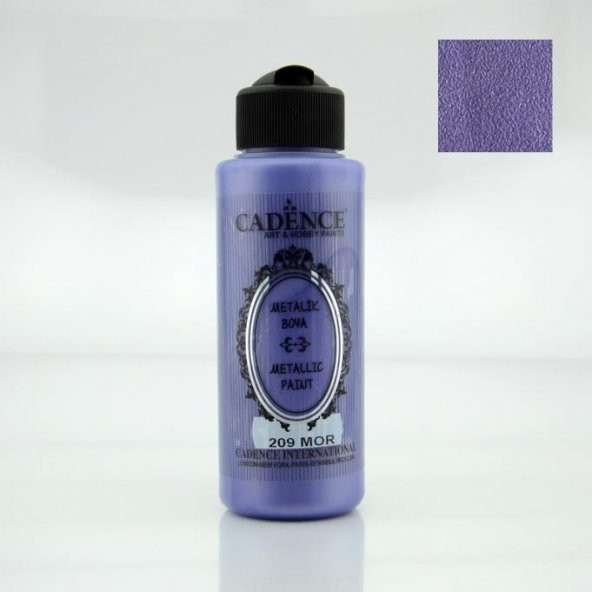Cadence Metalik Boya - 209 Mor 120ML ürün görseli
