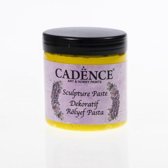 Cadence Sculpture Rölyef Pasta 6855 Sarı 250ml