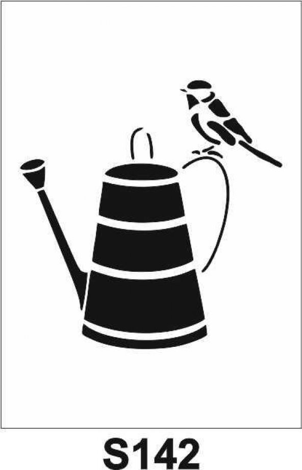 Diğer Karışık Desenler Stencil Şablon (25x25) S-142 ürün görseli