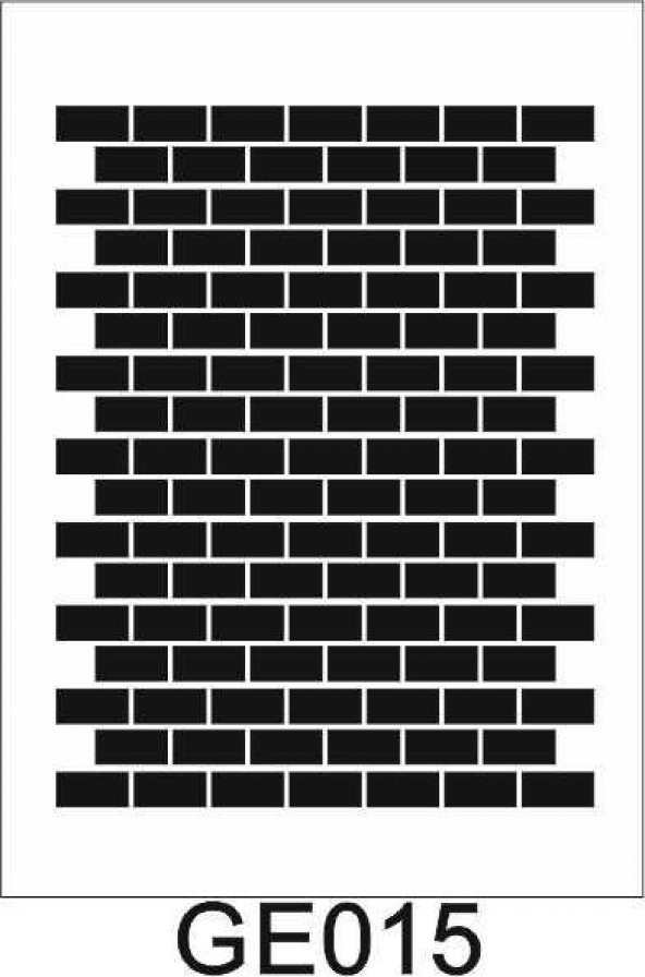 Geometrik Desenler Stencil Şablon (35x50) GE-015 ürün görseli