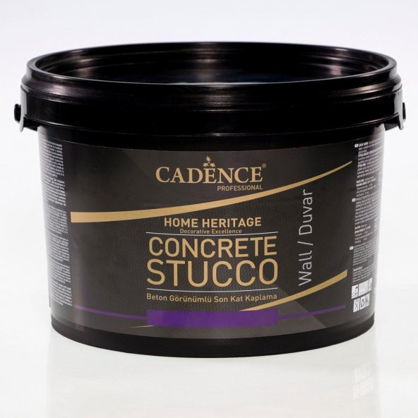 Cadence Concrete Stucco Gri İnce Son Kat Beton Kaplama 10KG