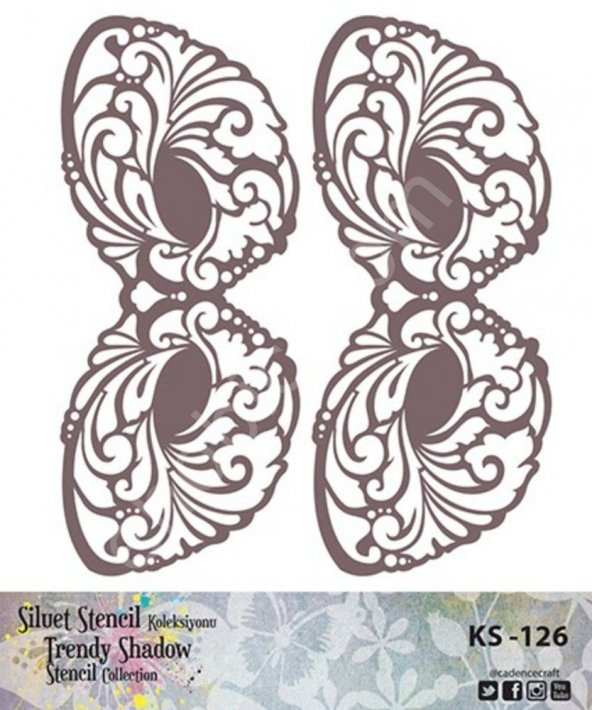 Cadence KS126 Silüet Stencil - Resim 2