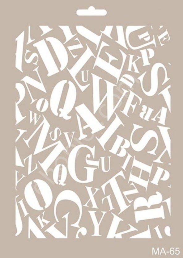 Cadence MA65 Mix Media Stencil - Resim 2