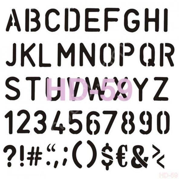 HD59 Cadence Home Dekor Stencil 45x45
