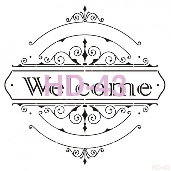 HD43 Cadence Home Dekor Stencil 45x45