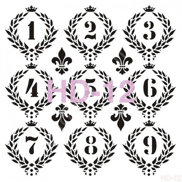 HD12 Cadence Home Dekor Stencil 45x45