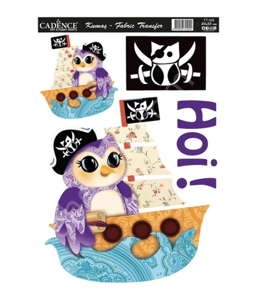 FT-26  Cadence Kumaş Transfer 25x35cm ürün görseli