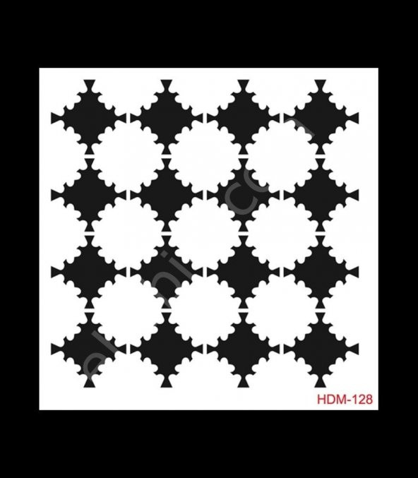HDM128 Cadence Home Dekor Stencil 25x25