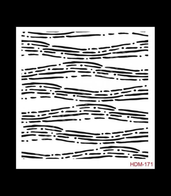 HDM171 Cadence Home Dekor Stencil 25x25