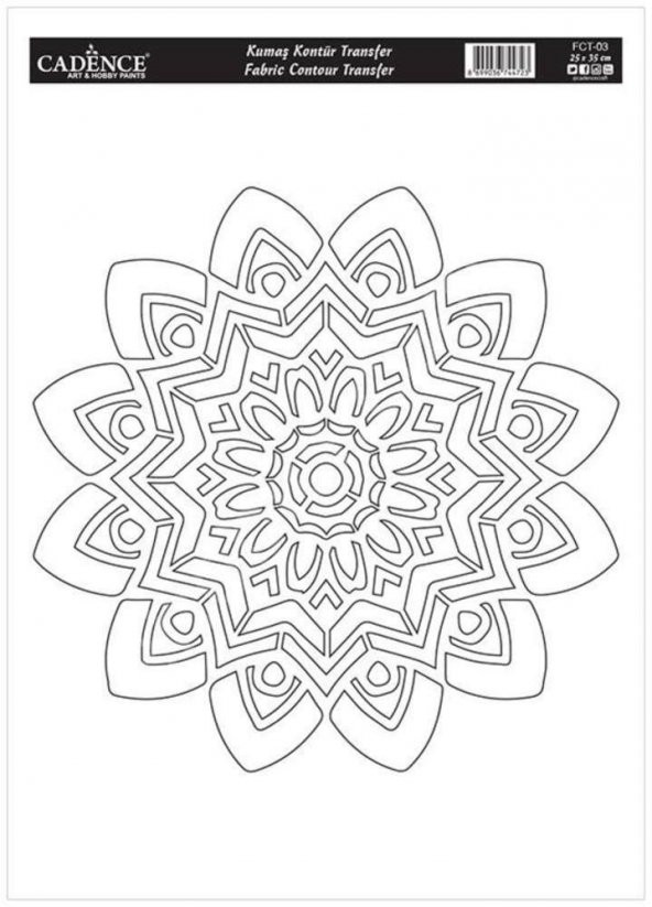 FCT03 Kumaş Kontür Transfer ürün görseli 1
