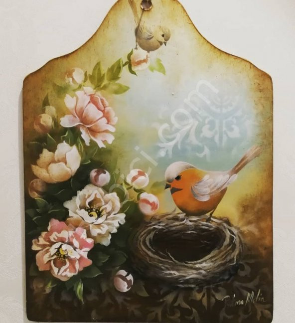 Fatma Metin Serisi - Boyutlu Stencil 032 20x20cm - Resim 2