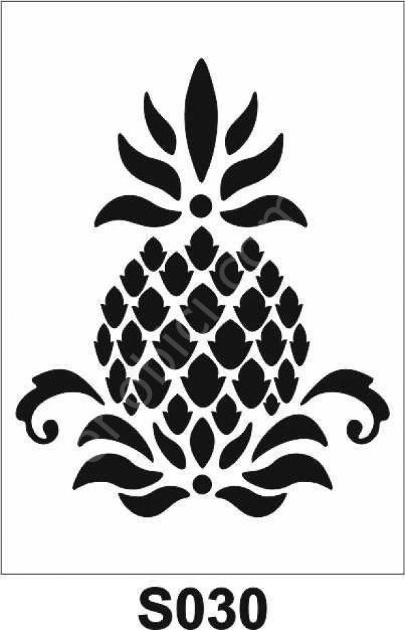 Diğer Karışık Desenler Stencil Şablon (21x30) S-030 ürün görseli