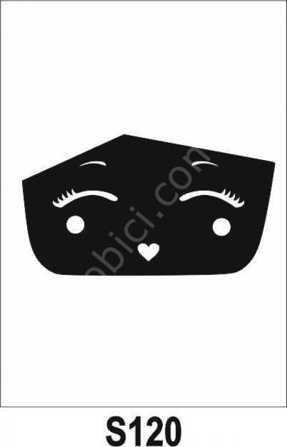 Diğer Karışık Desenler Stencil Şablon (21x30) S-120 ürün görseli