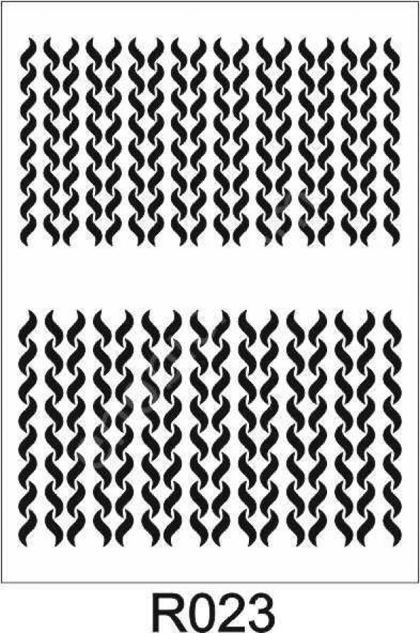 Duvar Dekor Stencil Şablon (40x40) R-023 ürün görseli