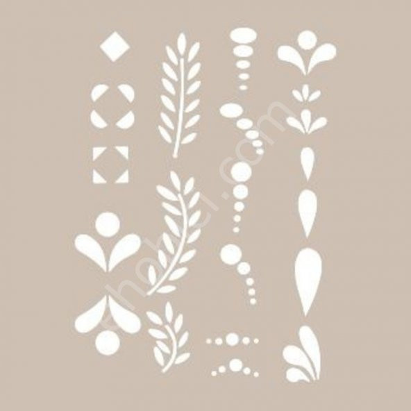 AS408 - Cadence A4 Stencil - Resim 2