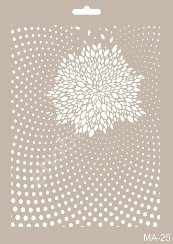 Cadence MA25 Mix Media Stencil - Resim 2