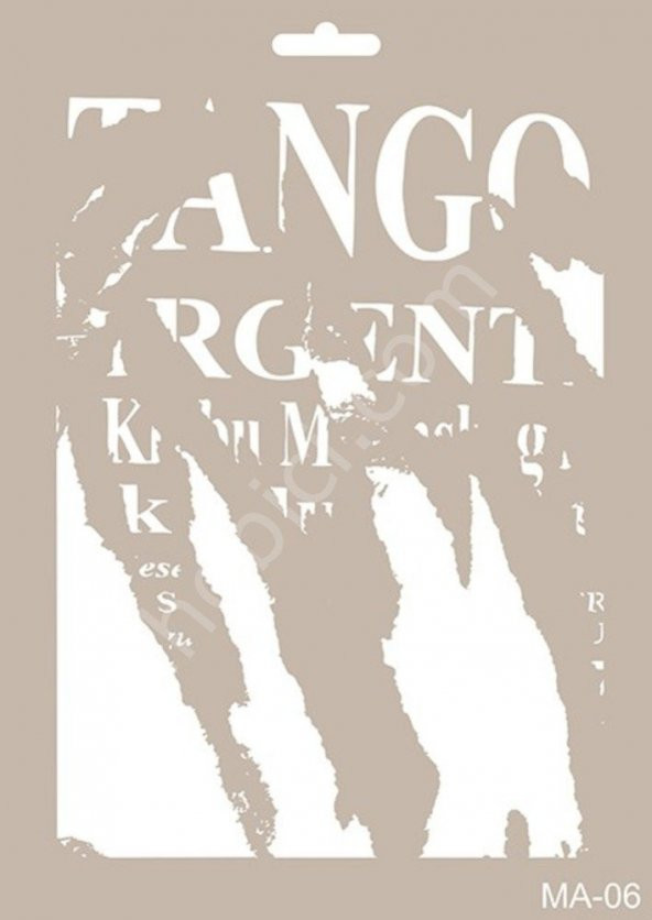 Cadence MA06 Mix Media Stencil - Resim 2