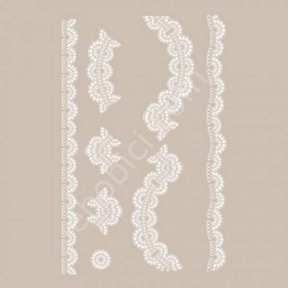 DS03 Cadence Dantel Serisi 25x35 Stencil - 2