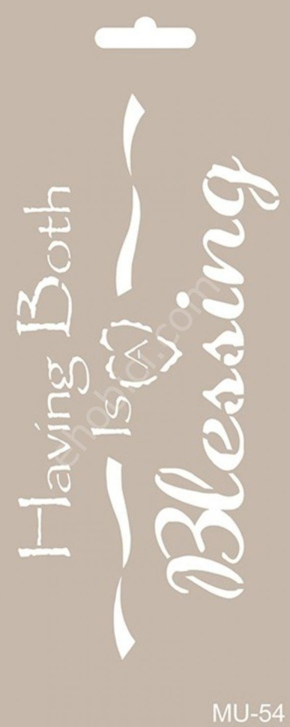 Cadence MU54 Mix Media Stencil - 2