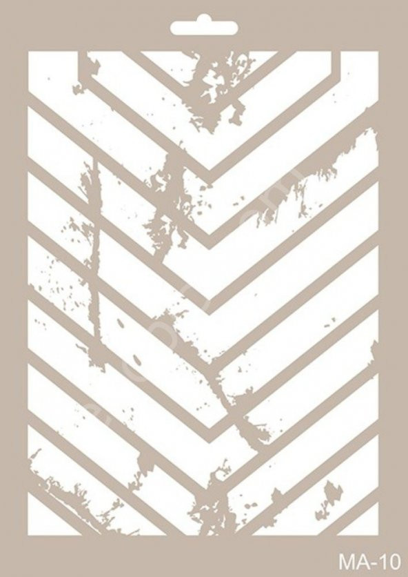 Cadence MA10 Mix Media Stencil - Resim 2