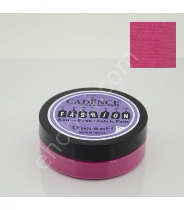 FP-05 Fuşya - Cadence Opak Fashion Kumaş Rölyef Pasta - Fabric Paste