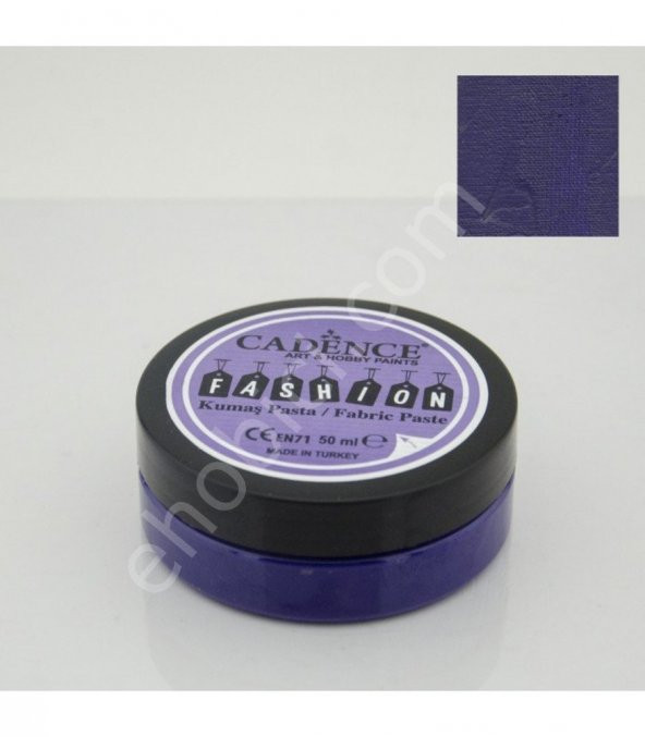FP-07 Ultra Violet - Cadence Opak Fashion Kumaş Rölyef Pasta - Fabric Paste