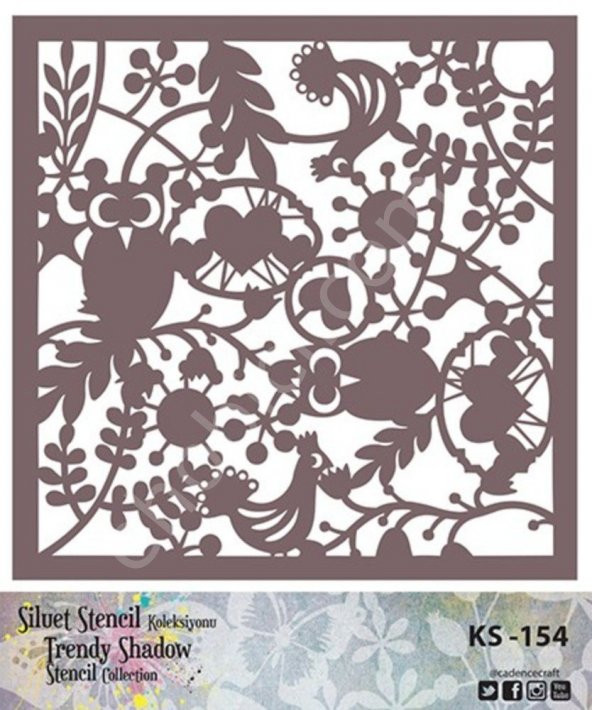 Cadence KS154 Silüet Stencil ürün görseli