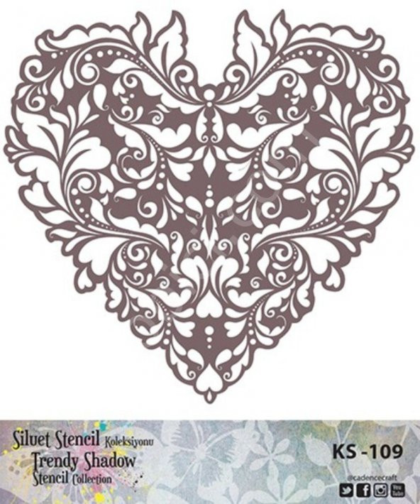 Cadence KS109 Silüet Stencil ürün görseli