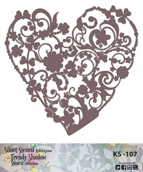 Cadence KS107 Silüet Stencil ürün görseli