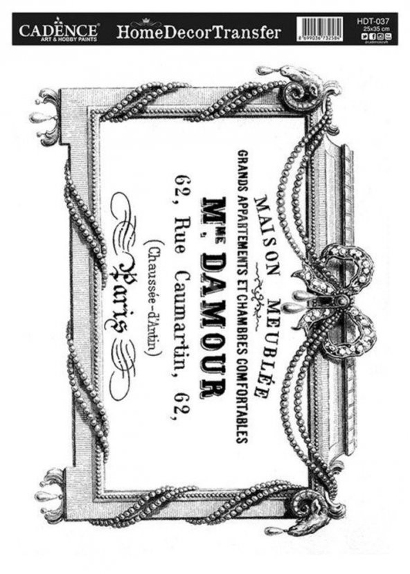 HDT-37 Home Dekor Transfer ürün görseli