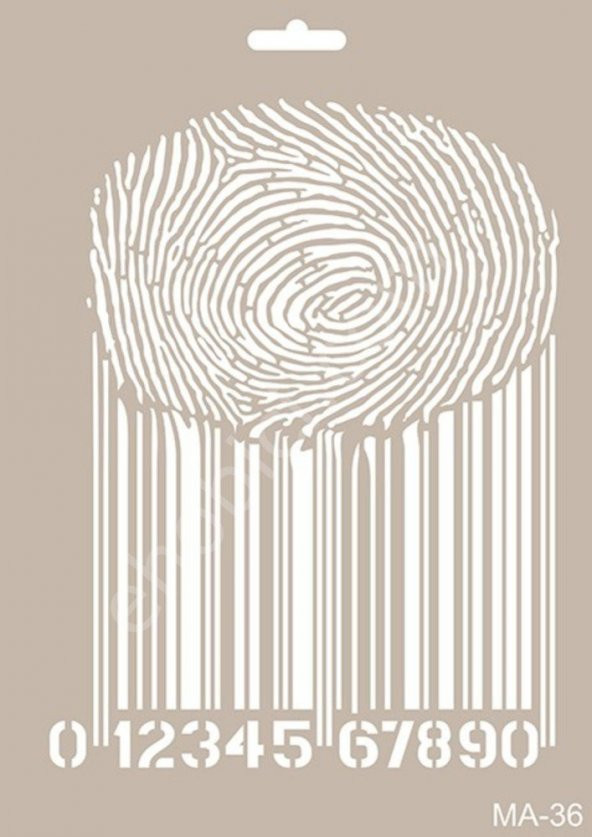 Cadence MA36 Mix Media Stencil - Resim 2