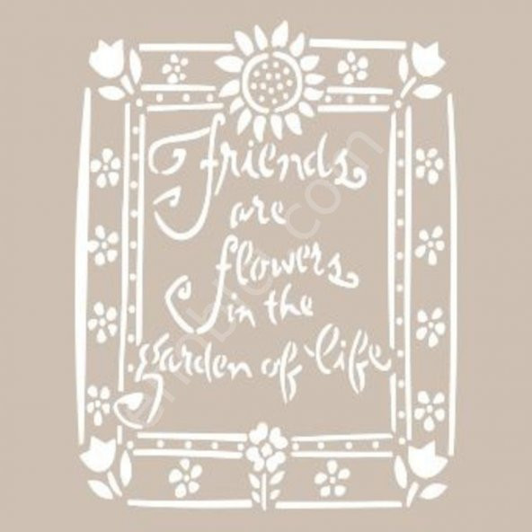 AS425 - Cadence A4 Stencil - Resim 2