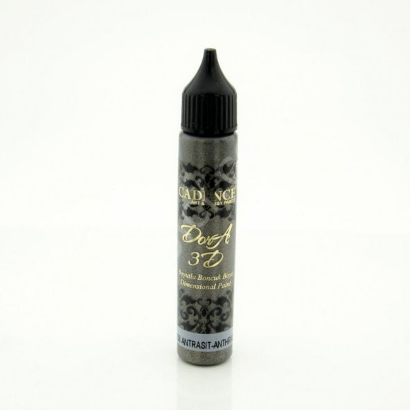 Cadence 3D Dora Boncuk Boya 25ml - 5138 Antrasit