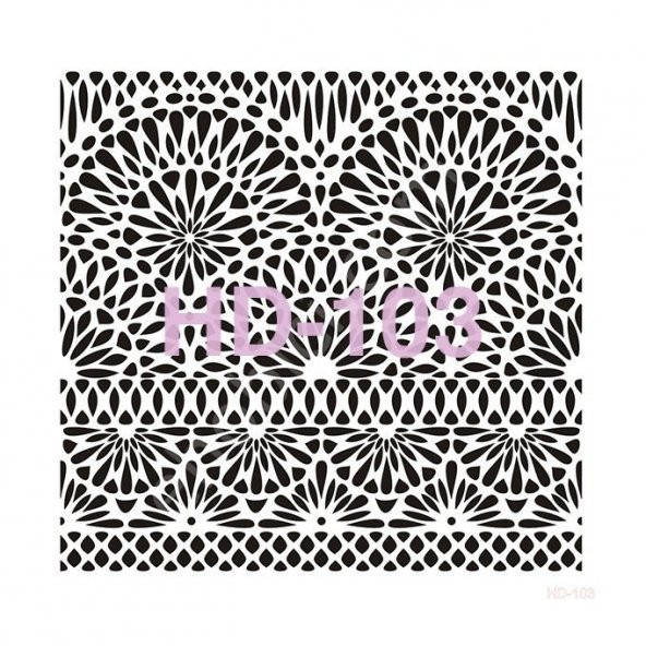 HD103 Cadence Home Dekor Stencil 45x45