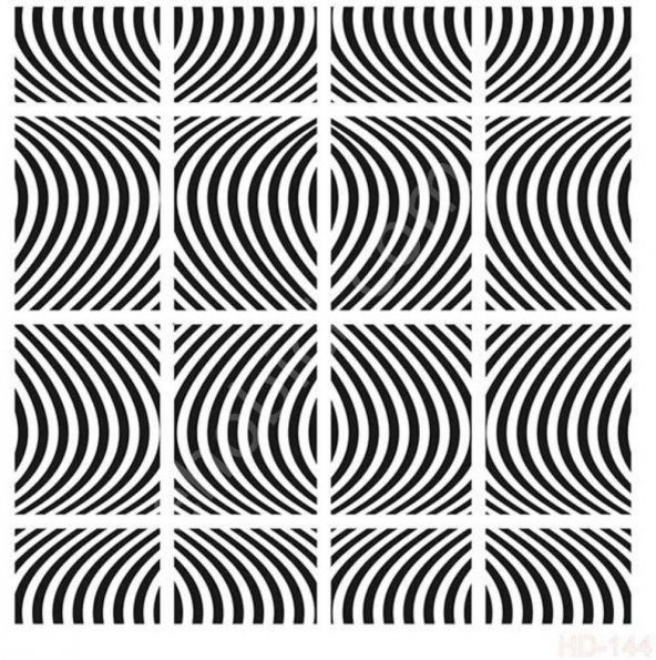 HD144 Cadence Home Dekor Stencil 45x45