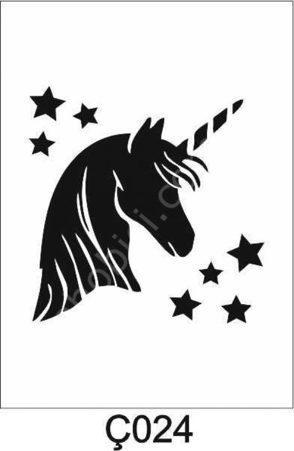Çocuk Desen Stencil Şablon (25x25) Ç-024 ürün görseli