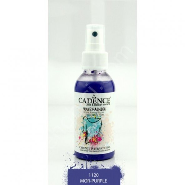 Cadence Your Fashion Sprey Kumaş Boyası - 1120 Mor