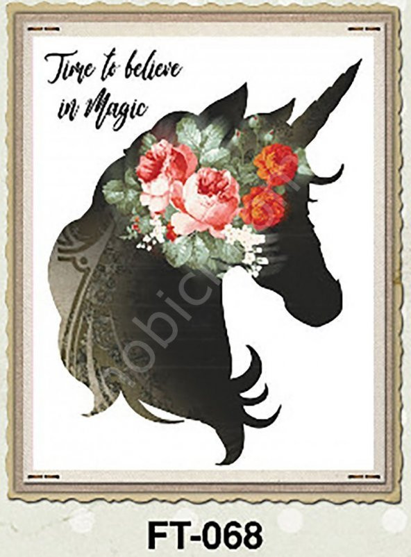 FT-68 Cadence Kumaş Transfer 25x35 Çiçekli Hayvan Figürleri Serisi ürün görseli