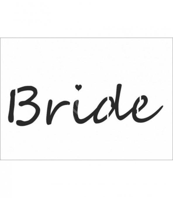 Gelin - Bride Cadence A4 Stencil AS610 ürün görseli