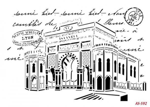 AS592 - Cadence A4 Stencil ürün görseli