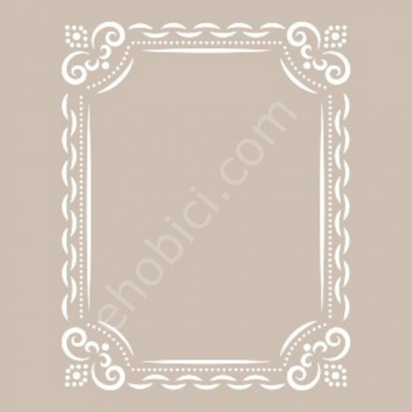 AS497 - Cadence A4 Stencil - Resim 2